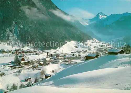 AK / Ansichtskarte Gaschurn_Vorarlberg mit Vallulla Montafon Gaschurn Vorarlberg