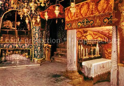 AK / Ansichtskarte Bethlehem_Yerushalayim Grotto of the Nativity Bethlehem_Yerushalayim