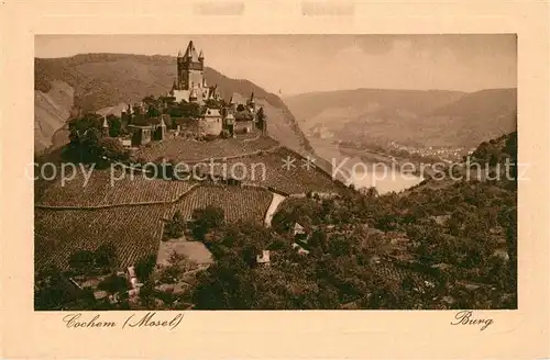 AK / Ansichtskarte Cochem_Mosel Burg Cochem Mosel