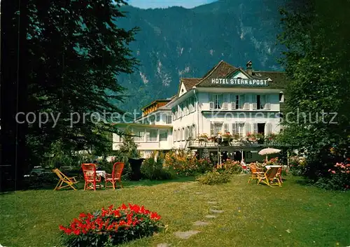 AK / Ansichtskarte Amsteg Hotel Stern und Post Amsteg