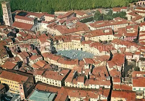 AK / Ansichtskarte Lucca Fliegeraufnahme Anfiteatro Romano Lucca