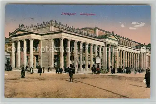 AK / Ansichtskarte Stuttgart Koenigsbau Stuttgart