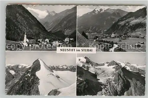 AK / Ansichtskarte Neustift_Stubaital_Tirol Panorama Teilansichten Neustift_Stubaital_Tirol