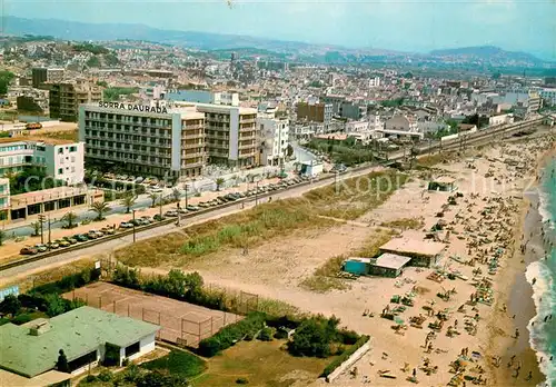 AK / Ansichtskarte Barcelona_Cataluna Hotel Sorra Daurada vista aerea Barcelona Cataluna