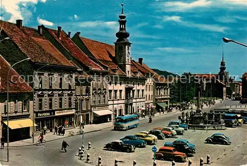 AK / Ansichtskarte Marburg_Drau_Maribor Innenstadt Rathaus Brunnen Marburg_Drau_Maribor