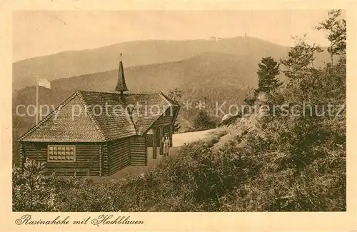 AK / Ansichtskarte Badenweiler Gasthaus Rasinahoehe mit Blick zum Hochblauen Schwarzwald Badenweiler