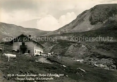 AK / Ansichtskarte Hafling Kirchsteigeralm Hafling