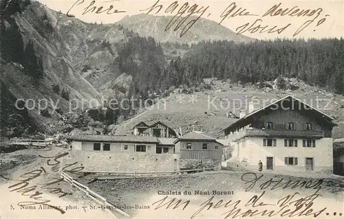 Saint Gervais les Bains Chalets du Nant Borant Saint Gervais les Bains