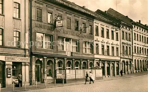 AK / Ansichtskarte Schleiz Haeuserpartie am Neumarkt Schleiz