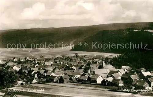 AK / Ansichtskarte Loehlbach Original Fliegeraufnahme Loehlbach