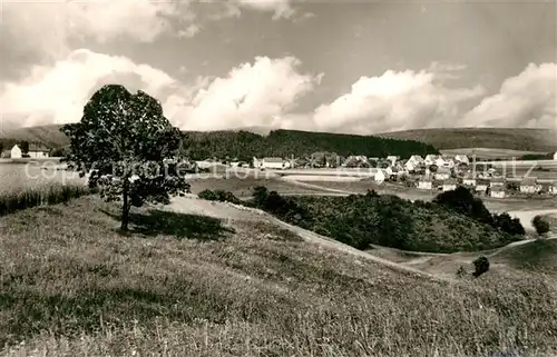 AK / Ansichtskarte Loehlbach Landschaftspanorama Kellerwald Loehlbach