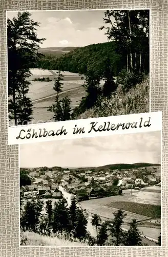 AK / Ansichtskarte Loehlbach Gesamtansicht Landschaftspanorama Kellerwald Loehlbach