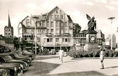 AK / Ansichtskarte Herford Alter Markt Denkmal Herford