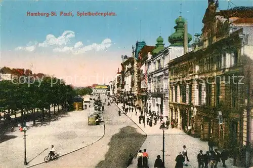 AK / Ansichtskarte St_Pauli Spielbudenplatz St_Pauli