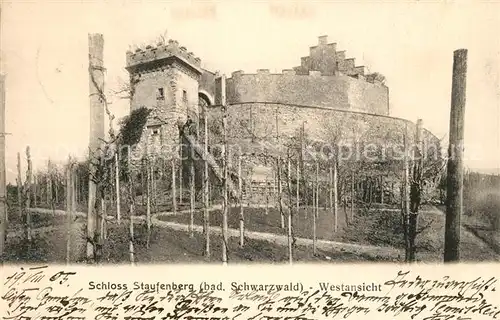 AK / Ansichtskarte Durbach Schloss Staufenberg Schwarzwald Durbach