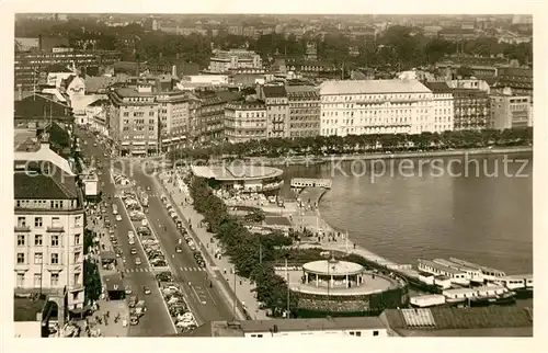 AK / Ansichtskarte Hamburg Panorama Jungfernstieg Hamburg