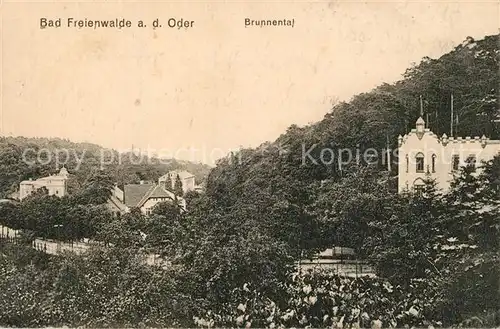 AK / Ansichtskarte Bad_Freienwalde Brunnental Bad_Freienwalde