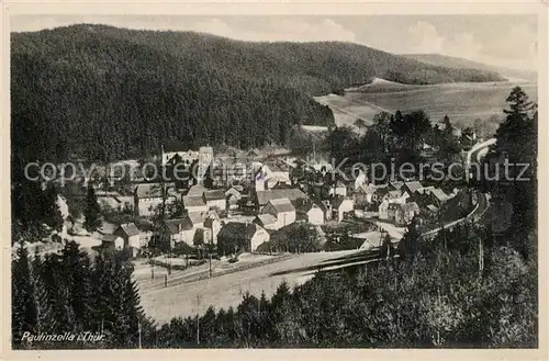 AK / Ansichtskarte Paulinzella Panorama Gasthaus Menger Paulinzella