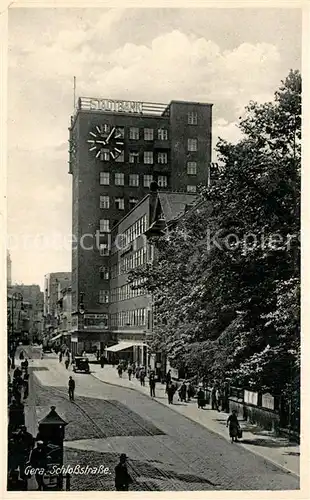 AK / Ansichtskarte Gera Schlossstrasse Gera