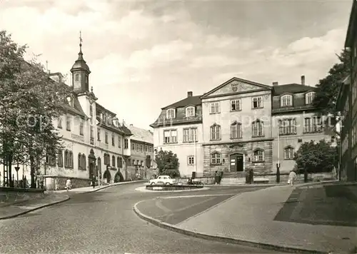 AK / Ansichtskarte Ilmenau_Thueringen Rathaus und Schloss Ilmenau Thueringen