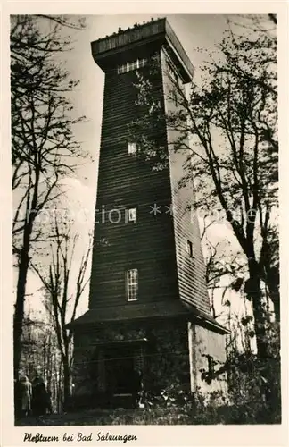 AK / Ansichtskarte Bad_Salzungen Plessturm Bad_Salzungen