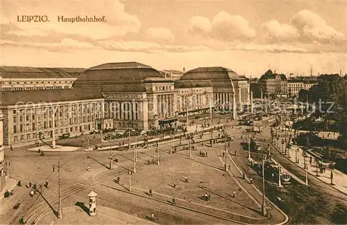 AK / Ansichtskarte Leipzig Hauptbahnhof Leipzig