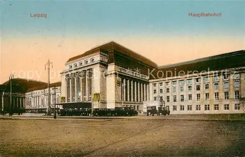 AK / Ansichtskarte Leipzig Hauptbahnhof Leipzig