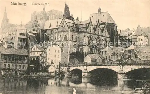 AK / Ansichtskarte Marburg_Lahn Universitaet Marburg_Lahn