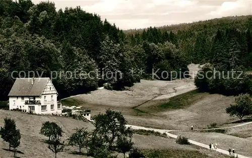 AK / Ansichtskarte Grasellenbach Cafe Pension Gassbachtal am Wald Grasellenbach