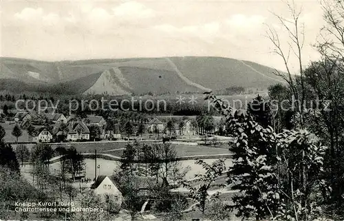 AK / Ansichtskarte Iburg_Teutoburger_Wald Charlottensee und Doerenberg Iburg_Teutoburger_Wald