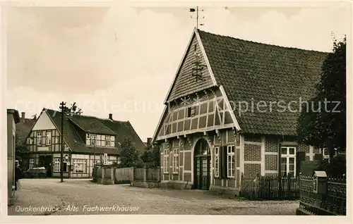 AK / Ansichtskarte Quakenbrueck Alte Fachwerkhaeuser Quakenbrueck