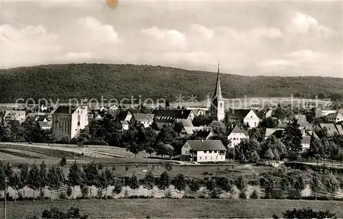 AK / Ansichtskarte Neckarelz Ortsansicht mit Tempelhaus und Martinskirche Neckarelz