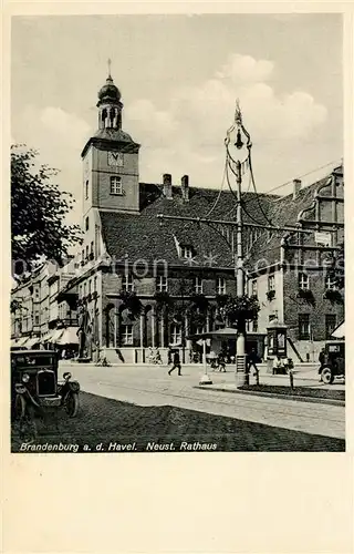 AK / Ansichtskarte Brandenburg_Havel Neustaedter Rathaus Brandenburg Havel