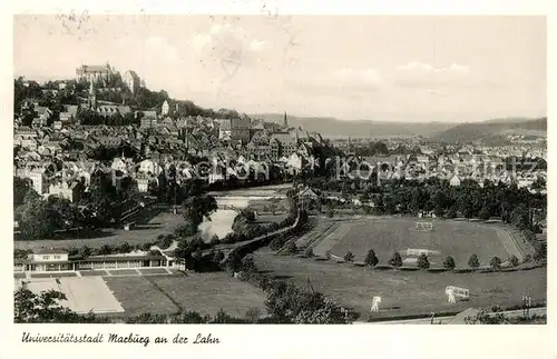 AK / Ansichtskarte Marburg_Lahn Panorama Universitaetsstadt Marburg_Lahn