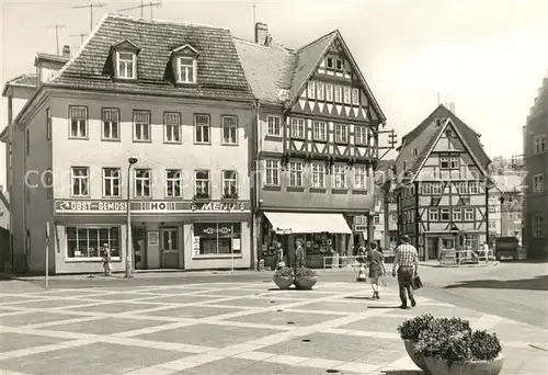 AK / Ansichtskarte Schmalkalden Markt Fachwerk Schmalkalden