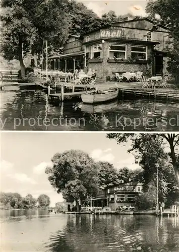 AK / Ansichtskarte Kyritz_Brandenburg Insel Restaurant auf der Untersee Insel Kyritz Brandenburg