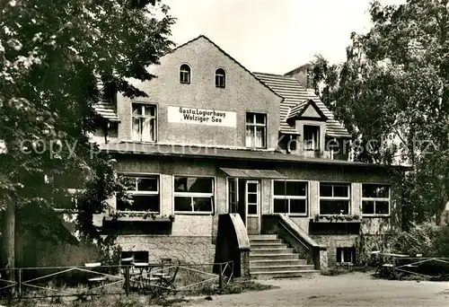 AK / Ansichtskarte Wolzig Gast und Logierhaus Wolziger See Wolzig