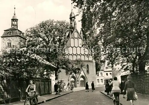 AK / Ansichtskarte Luckenwalde Johanniskirche und Marktturm Luckenwalde