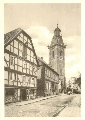 AK / Ansichtskarte Korbach Stechbahn mit Kilianskirche Korbach