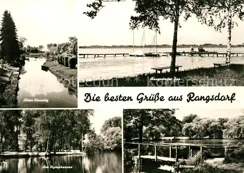 AK / Ansichtskarte Rangsdorf Klein Venedig Rangsdorfer See Nymphensee Zuelowsee Rangsdorf