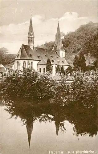 AK / Ansichtskarte Hadamar_Westerwald Alte Pfarrkirche Hadamar_Westerwald