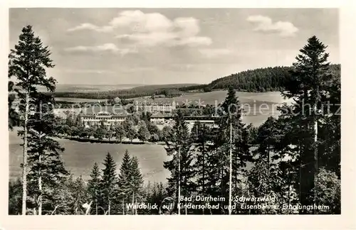 AK / Ansichtskarte Bad_Duerrheim Waldblick Kindersolbad Eisenbahner Erholungsheim Bad_Duerrheim