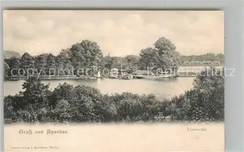 AK / Ansichtskarte Spandau Panorama Eiswerder Spandau