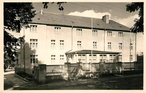 AK / Ansichtskarte Lindow_Mark Schulungs  und Erholungsheim des VEB Stahl  und Walzwerk Wilhelm Florin Henningsdorf Handabzug Lindow Mark