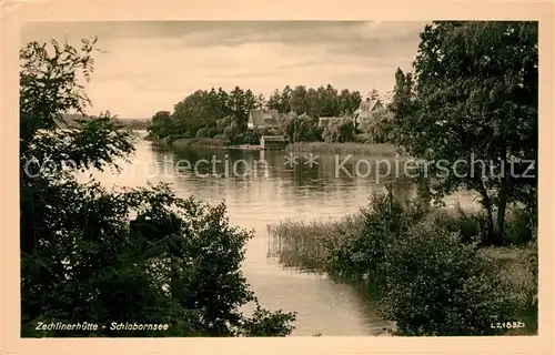 AK / Ansichtskarte Zechlinerhuette Schlabornsee Zechlinerhuette