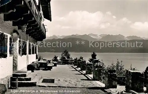 AK / Ansichtskarte Walchensee Jugendherberge Karwendel Walchensee