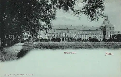 AK / Ansichtskarte Bonn_Rhein Universitaet Bonn_Rhein