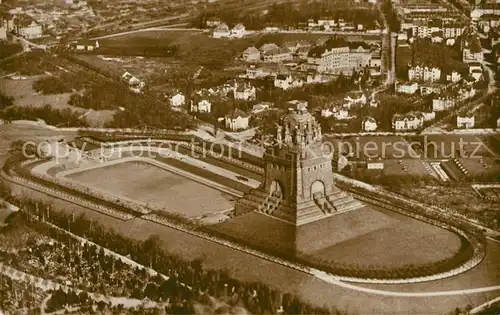 AK / Ansichtskarte Leipzig Voelkerschlachtdenkmal Fliegeraufnahme Leipzig