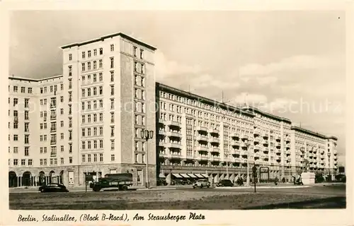 AK / Ansichtskarte Berlin Stalinallee Strausberger Platz Berlin