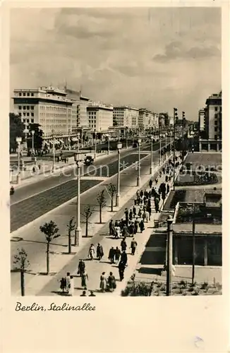 AK / Ansichtskarte Berlin Stalinallee Berlin